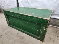 Vtg Wooden Tool Chest