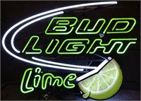 Bud Light Lime Beer Neon Bar Light / Sign