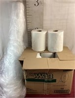 Box Of Paper Towels Roll Of Thin Plastic