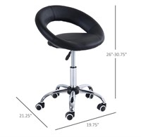 $80 Homcom adjustable swivel salon stool