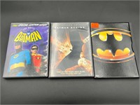3 Batman DVD Movies