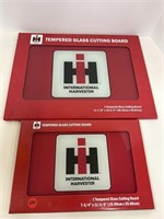 2X - IHC TEMPERED GLASS BOARDS 11 AND 7" NEW