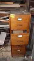 Antique 4-Drawer Oak File Cabinet G