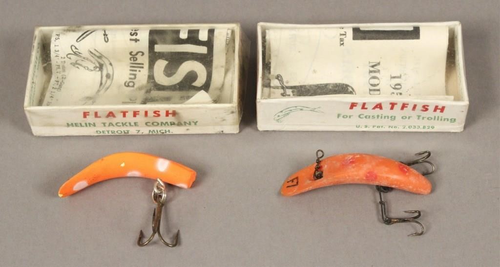 Sold at Auction: 30 Helin Flatfish Lures