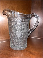 Early American Pattern Glass Pitcher