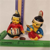 Japan Salt&Pepper shaker Native Americans