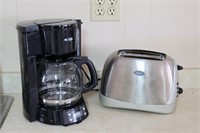 Mr. Coffee Coffee Maker & Oster Toaster