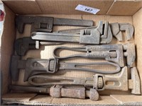 7- ANTIQUE WRENCHES