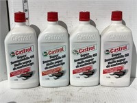 4 bottles of Castrol super snowmobile oil