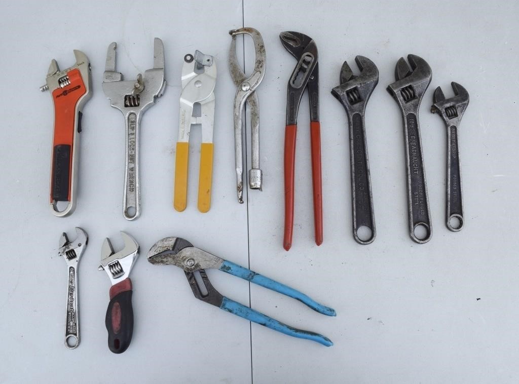 Assorted Wrenches / Pliers  Lot