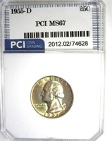 1955-D Quarter MS67 LISTS $11500