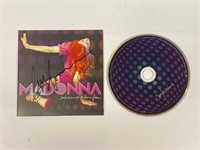 Autograph COA Madonna CD