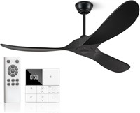 Eliora Ceiling Fan  52 Inch  No Light  Black