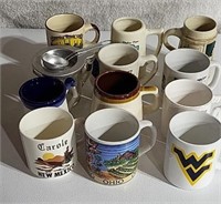 Coffee  mug, measuring cup and coffee scoop