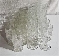 Goblets and glasses