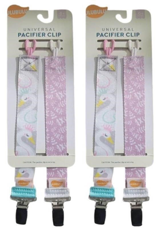 Universal Pacifier Clips (4 Clips total)