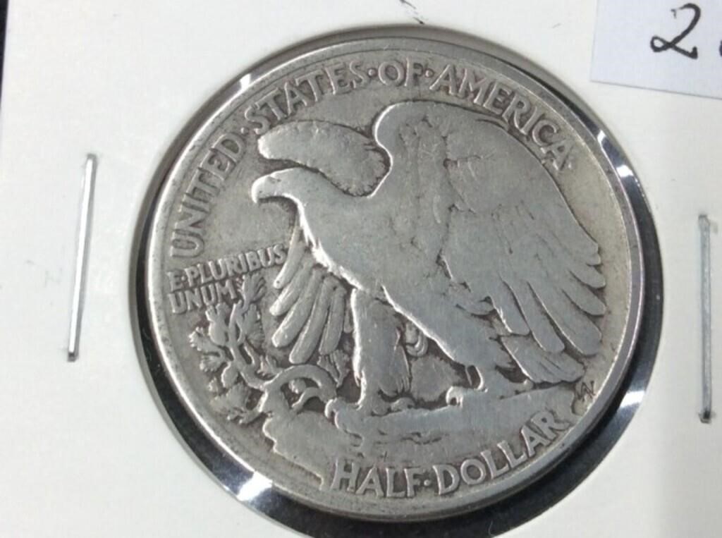 U S 1944  Half Dollar Silver