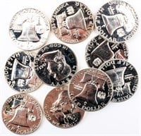 Coin Proof Benjamin Franklin Half Dollars