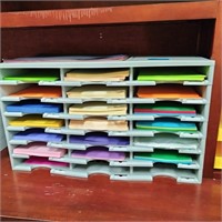 Paper Organizer with contents    (O# 48)