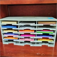 Paper Organizer with contents    (O# 48)