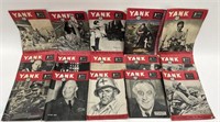 Lot of 15 WWII Yank The Army Weekly Magazines