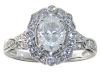 14kt Gold 1.30ct Oval Brilliant Diamond Ring