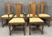 Set of Six Antique Chairs