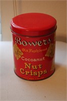 Bowers Nut Crisp Tin