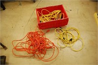 Assortment of Various Extension Cords