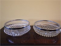 2 Crystal Bowls Made In England