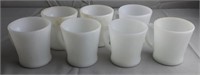 White Milk Glass Fire King Cups