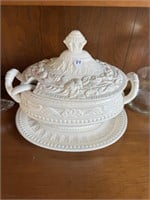SOUP TUREEN WITH LADEL