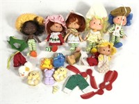 Lot of Strawberry Shortcake Dolls and Accessories