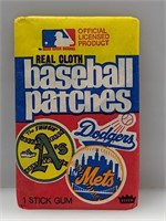 1974 Fleer Real Cloth Patches Unopened Pack