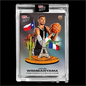 2023-24 Topps Now Victor Wembanyama 2nd Rookie RC