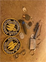 NRA PATCHESLIGHTER, KEY CHAIN, MISC
