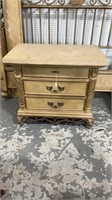 Three Drawer Over Sized Nightstand