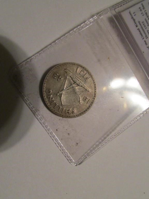 Silver Shilling 0.900 Silver 1952 Coin