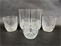 Three Crystal Whiskey & Two Crystal Glasses