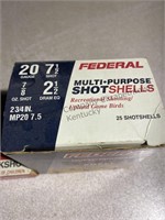 Two box of federal 20 gauge shotshells C photos