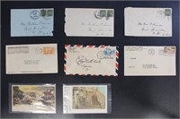 US Territories Group of 8 covers and postcards, ea