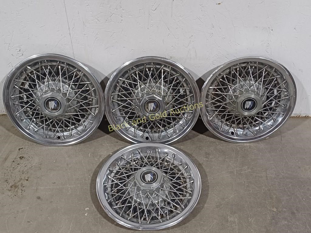 4 VTG Buick Hubcaps