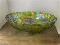 Vintage large Indiana carnival glass fruit bowl
