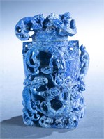 Lapis lazuli urn.