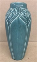 1927 Rookwood pottery 9" blue beauty vase