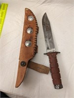 Military Style Knife w/ Sheath11 1/2" long