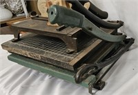 4- Antique Paper Flat Cutters