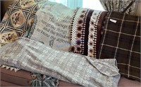 Serenity Tapestry Throw, Crochet Afghan, Lap Quilt