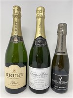 Gruet, Pierre Peters, Billecart-Salmon Champagne.