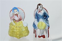 Two Occupied Japan Porcelain Figures